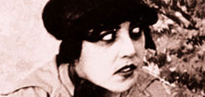 Musidora as Irma Vep in Les Vampires (1915)