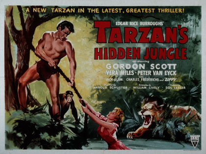Film still for DVD review: Tarzan after Johnny Weissmuller