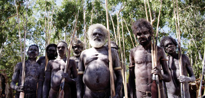 Film still for Ten Canoes