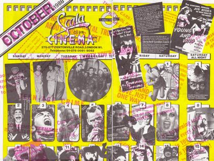 Scala cinema programme 1988